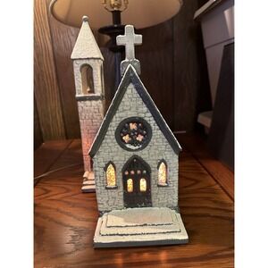 Vintage Musical Lighted Church